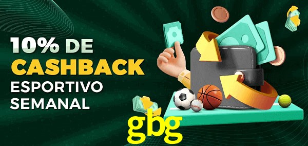 10% de bônus de cashback na gbg